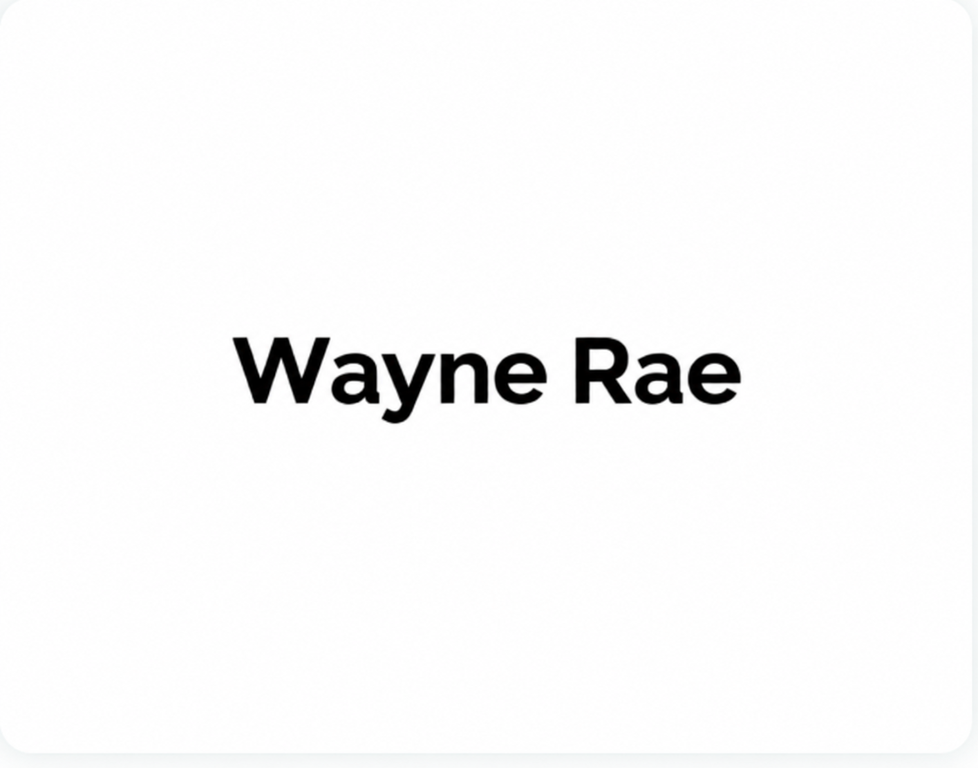 Wayne Rae